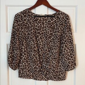 Leopard Print Women's Top